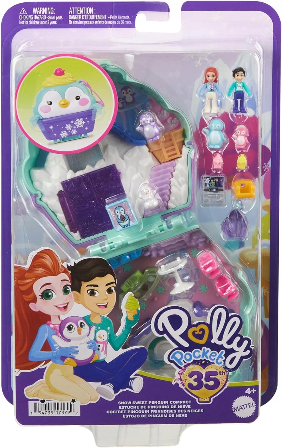 POLLY POCKET Sada bábik Snežný tučniak HRD34